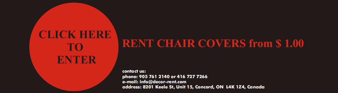 Rent Chair Covers Toronto Chair Cover Rentals Toronto Rent Chair