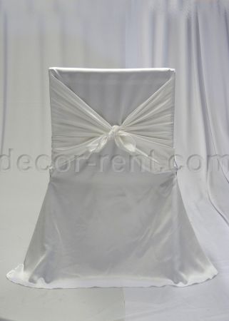 White Satin Office Chair Cover. Toronto for Rent White Satin Office Chair Cover. Toronto for Rent