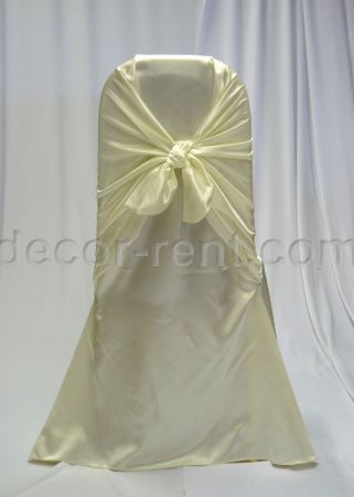 Ivory Satin Fitted Chair Wrap Rentals Toronto Ivory Satin Fitted Chair Wrap Rentals Toronto